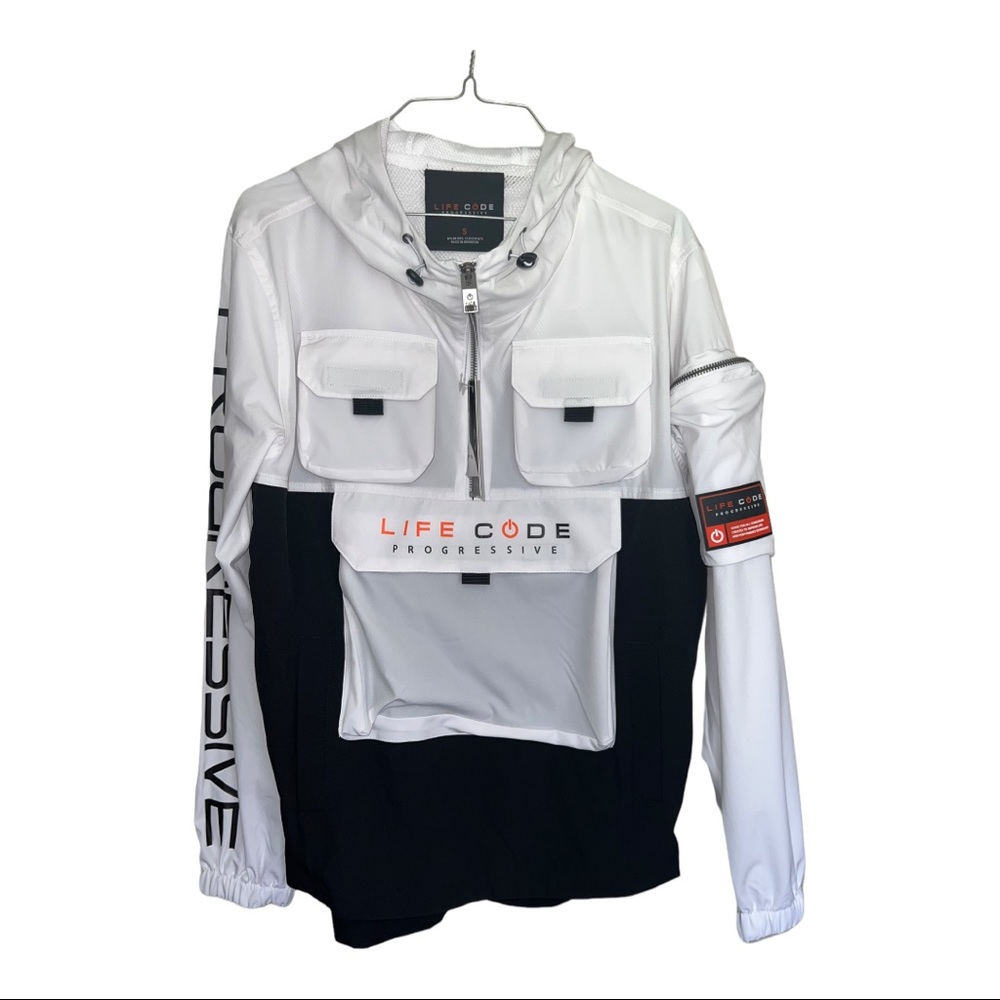 Life Code White Tactical Windbreaker.